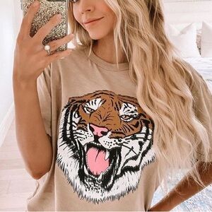 Cozy Easy Tiger Tee